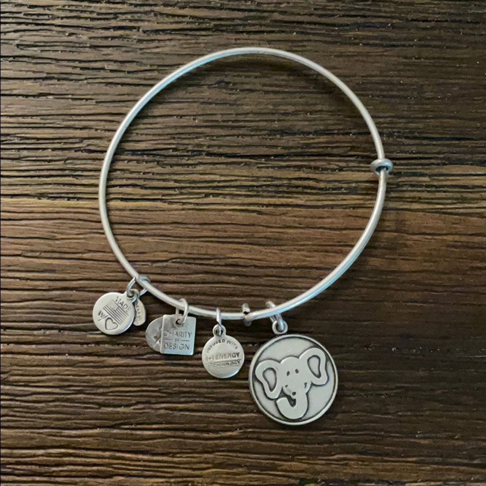 Alex&Ani Charity by Design Elephant Wire Bracelet
